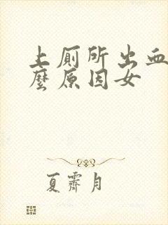 上厕所出血是什么原因女封面