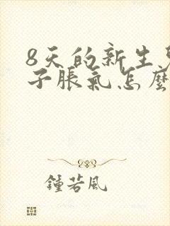 8天的新生儿肚子胀气怎么办封面