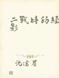 二战时的经典电影封面