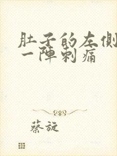 肚子的左侧一阵一阵刺痛封面