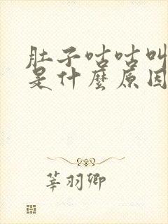 肚子咕咕叫拉水是什么原因