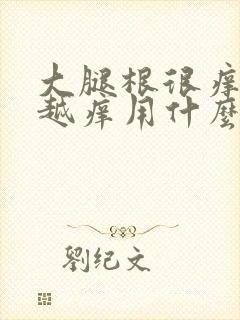 大腿根很痒越抓越痒用什么药