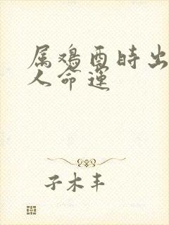 属鸡酉时出生的人命运