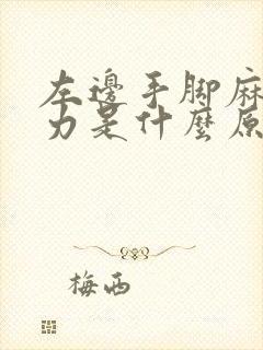 左边手脚麻木无力是什么原因引起的