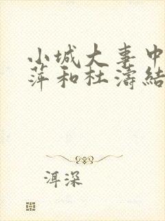 小城大事中李秋萍和杜涛结局