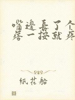 嘴边长了个硬疙瘩一按就疼