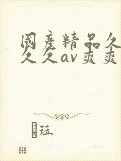 国产精品久久久久久av爽爽