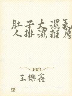 肚子大湿气重的人排湿推荐