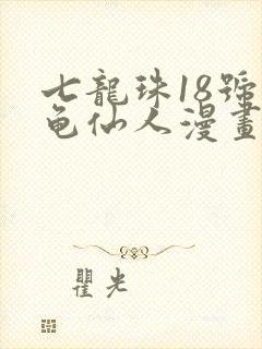 七龙珠18号和龟仙人漫画全彩