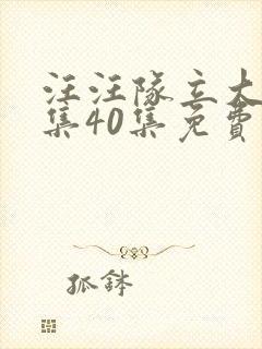 汪汪队立大功全集40集免费封面