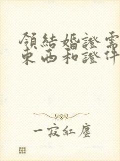 领结婚证需要啥东西和证件