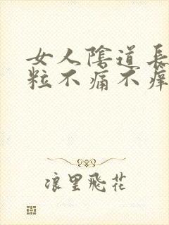 女人阴道长小肉粒不痛不痒