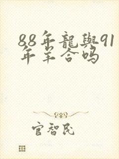 88年龙与91年羊合吗