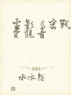 电影《密战》免费观看