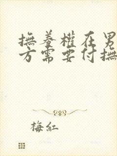 抚养权在男方女方需要付抚养费吗