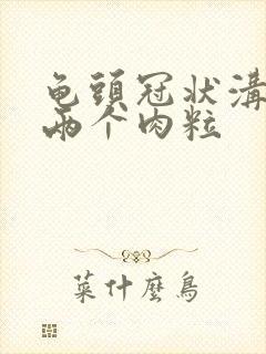 龟头冠状沟长了两个肉粒封面