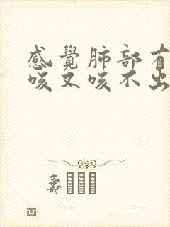 感觉肺部有痰想咳又咳不出吃什么药