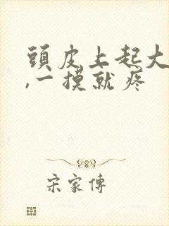 头皮上起大疙瘩,一摸就疼