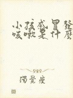 小孩感冒发烧后咳嗽是什么原因封面