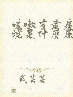 咳嗽有黄痰不发烧是什么原因