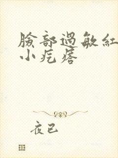 脸部过敏红痒有小疙瘩