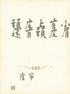 头皮上有小疙瘩还有头皮屑封面