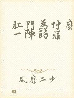 肛门为什么一阵一阵的痛封面