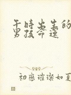 午时出生的属龙男孩命运