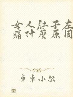 女人肚子左下腹痛什么原因