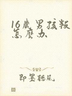 16岁男孩叛逆怎么办