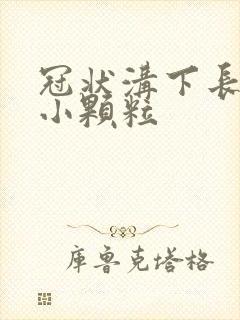 冠状沟下长一圈小颗粒