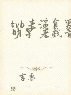 tvb老演员男明星 老戏骨