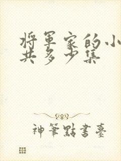 将军家的小娘子共多少集