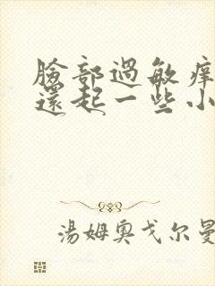 脸部过敏痒 红还起一些小疙瘩怎么回事