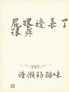 屁眼边长了个包很疼