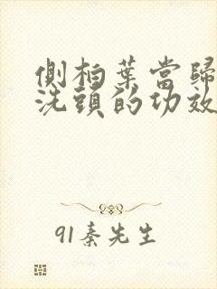 侧柏叶当归煮水洗头的功效