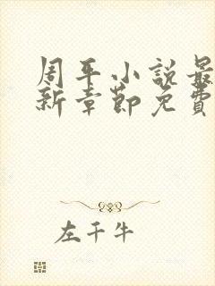 周平小说最新更新章节免费阅读封面