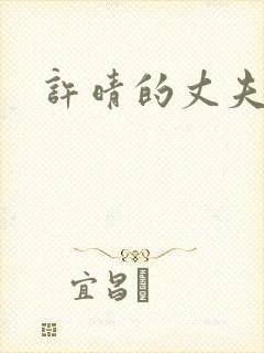 许晴的丈夫是谁封面