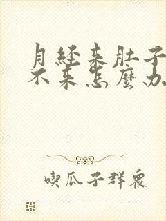 月经来肚子疼下不来怎么办