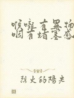 喉咙有异物感吞咽有堵塞感恶心想吐