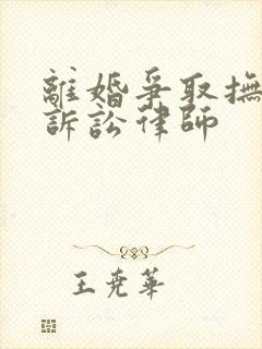 离婚争取抚养权诉讼律师