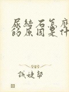 尿结石怎么形成的原因是什么封面