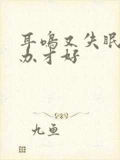 耳鸣又失眠怎么办才好封面