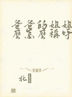 爸爸的姐姐叫什么怎么称呼