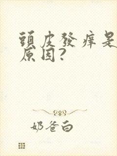 头皮发痒是什么原因?封面