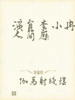 演员李小冉的个人简历