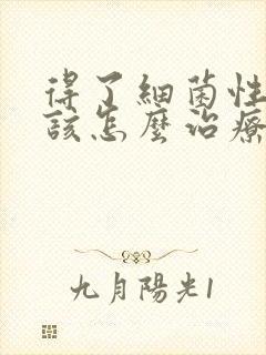 得了细菌性阴炎该怎么治疗好