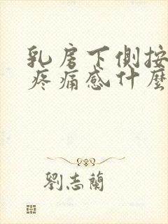 乳房下侧按压有疼痛感什么原因