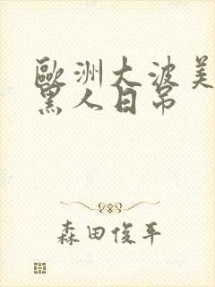 欧洲大波美女与黑人日吊