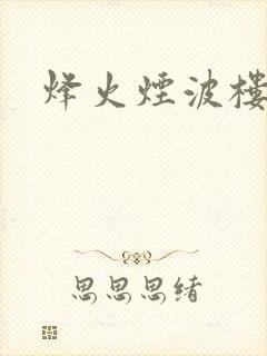 烽火烟波楼封面